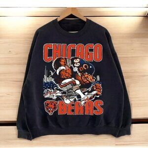 Chicago Bears Football Jack Davis Sweatshirt Retro Style Men Women